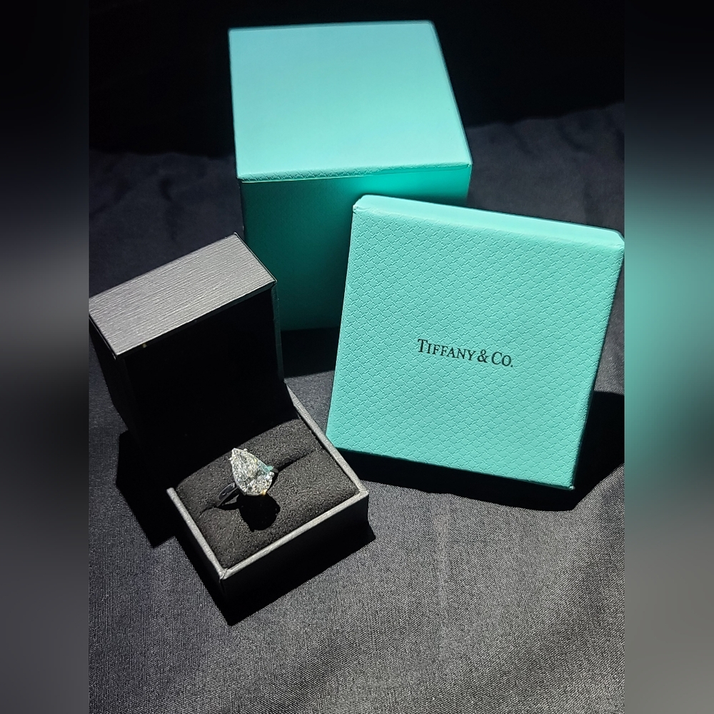 IGI Pear Brilliant Diamond Lab Grown Ring